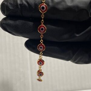 8’ Red Black And Gold Bracket